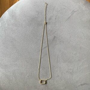 Cute glass box layering necklace!